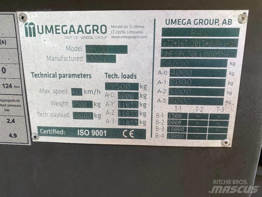 Umega SPC30 Ανατρεπόμενες ρυμούλκες