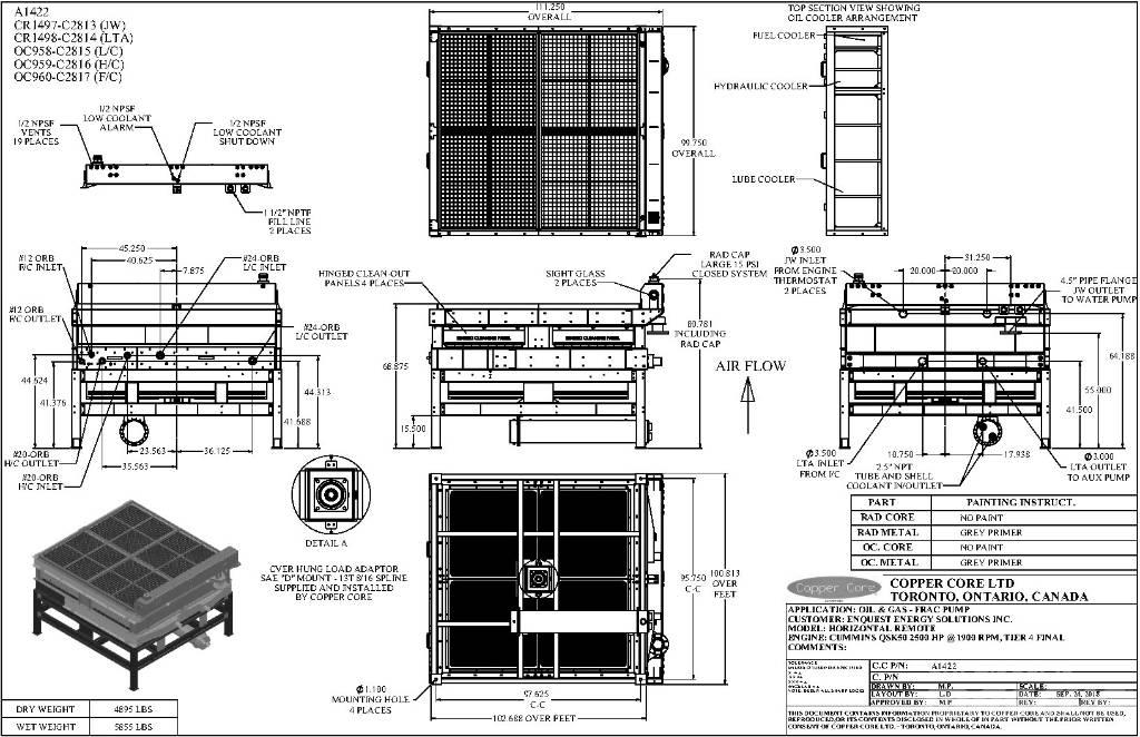 Cummins QSK50 Κατασκευές - Άλλα
