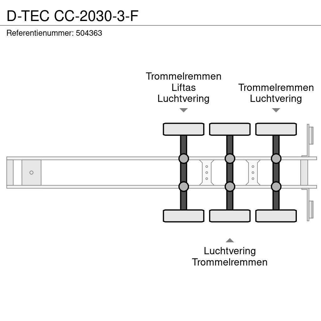 D-tec CC-2030-3-F Ημιρυμούλκες Container