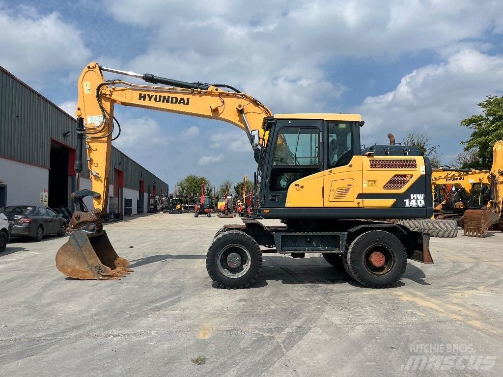 Hyundai HW140 Εκσκαφείς με τροχούς - λάστιχα