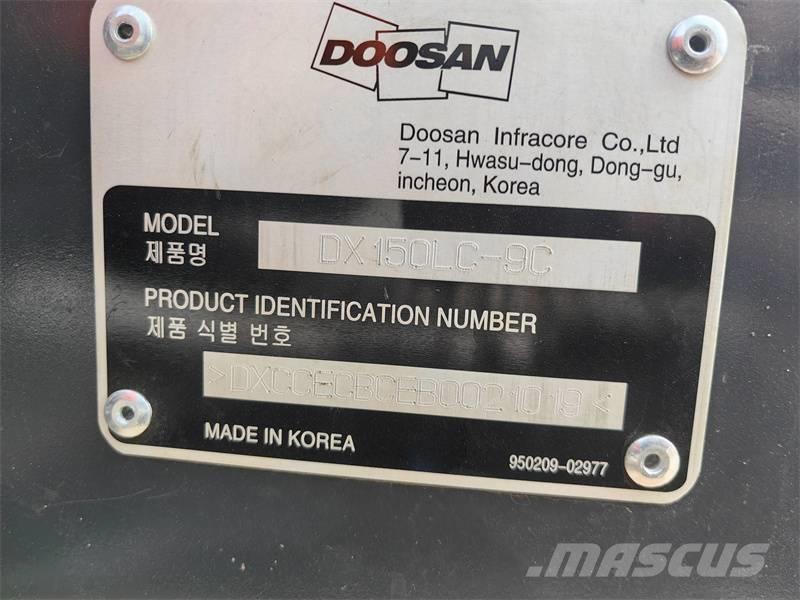 Doosan 150 Εκσκαφείς με ερπύστριες