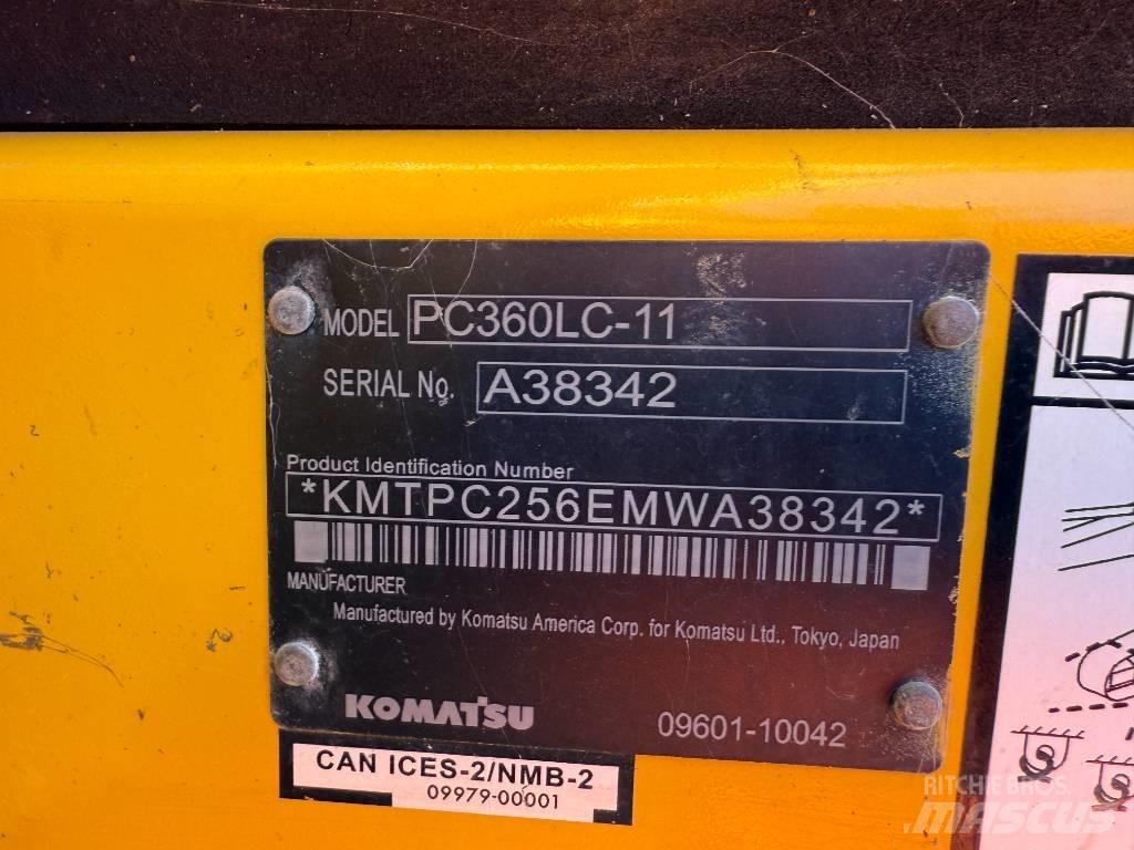 Komatsu PC360LC-11 Εκσκαφείς με ερπύστριες