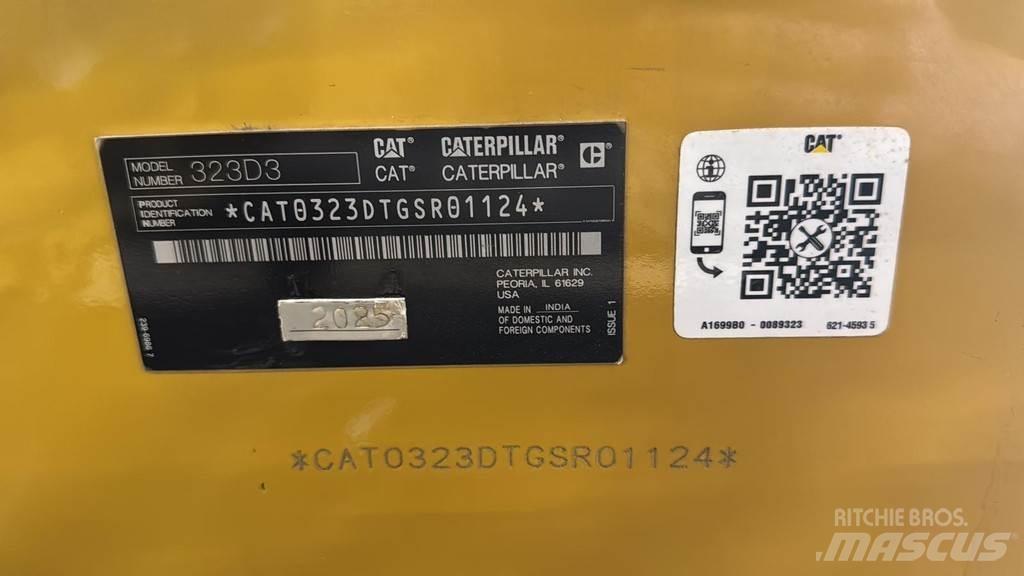 CAT 323D3 Εκσκαφείς με ερπύστριες