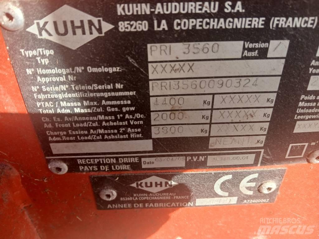 Kuhn Primor 3560 Τεμαχιστές, κόπτες και ξετυλιχτές δεμάτων
