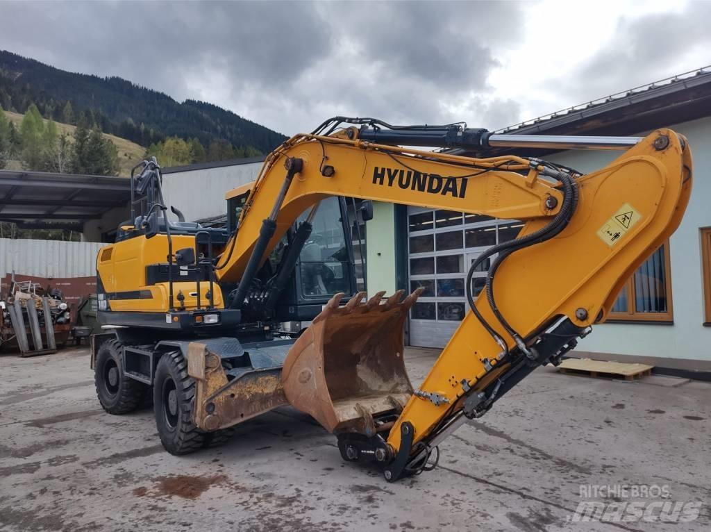 Hyundai HW140 Εκσκαφείς με τροχούς - λάστιχα