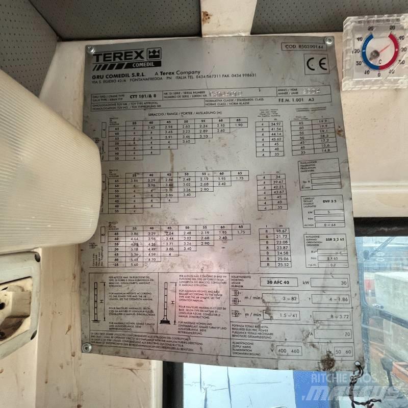 Terex CTT181-A8 Πυργογερανοί