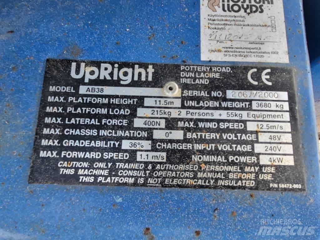 UpRight AB38N Ανυψωτήρες με αρθρωτό βραχίονα