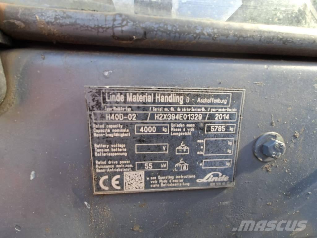 Linde H40D-02 Πετρελαιοκίνητα Κλαρκ