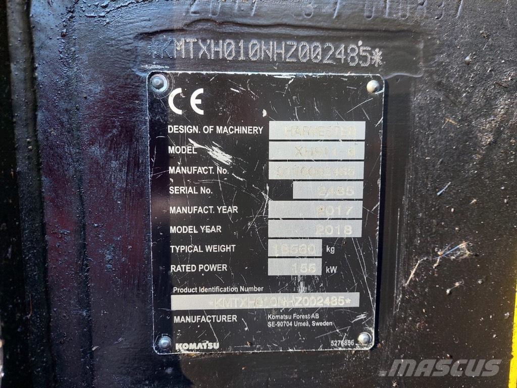 Komatsu 911 Θεριζοαλωνιστικές μηχανές