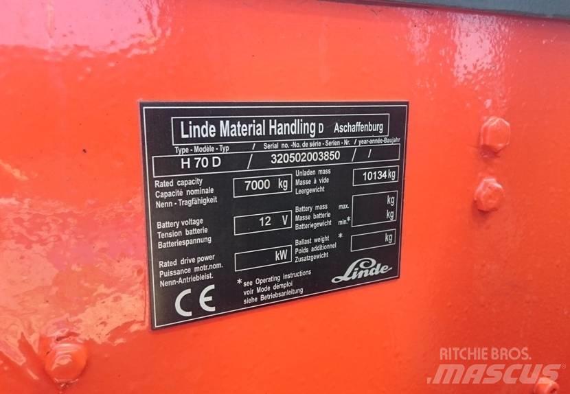 Linde H 70 D Πετρελαιοκίνητα Κλαρκ
