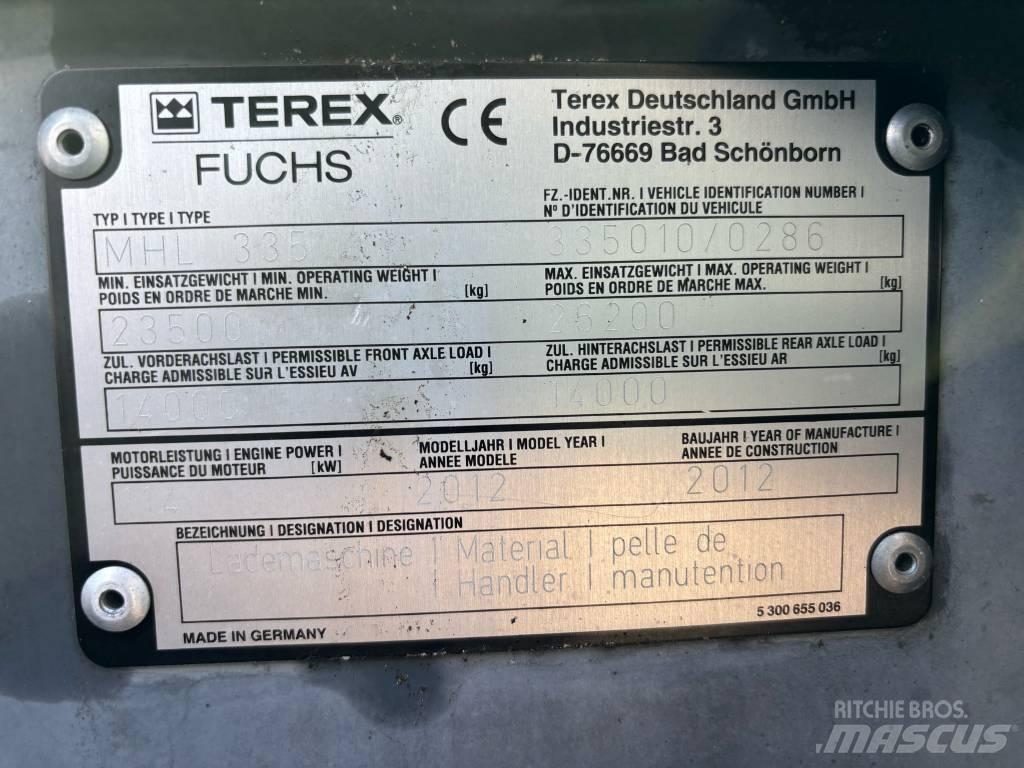 Fuchs MHL 335 Βιομηχανικά μηχανήματα διαχείρισης αποβλήτων