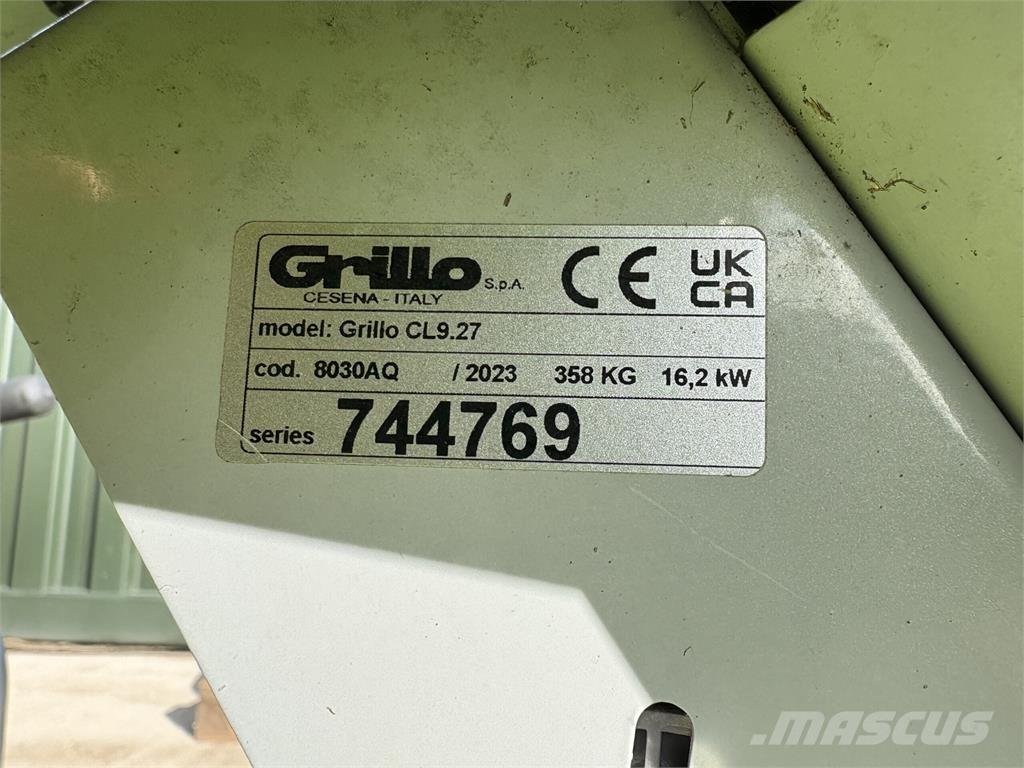 Grillo Climber 9.27 Χορτοκοπτικά με καθιστό χειριστή