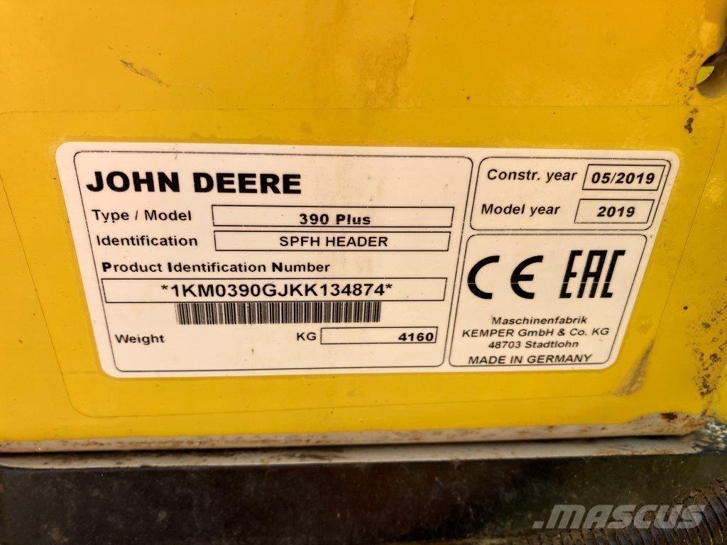 John Deere 390 Plus Μηχανές χορτονομής