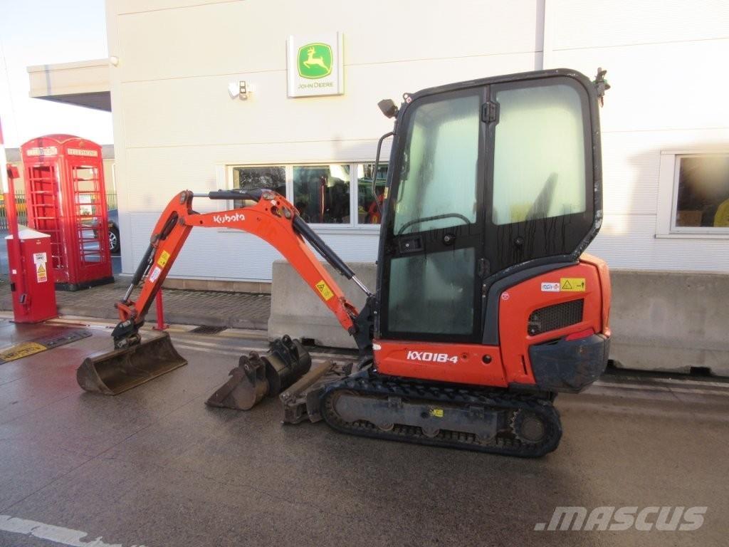 Kubota KX018-4 Εκσκαφείς με ερπύστριες