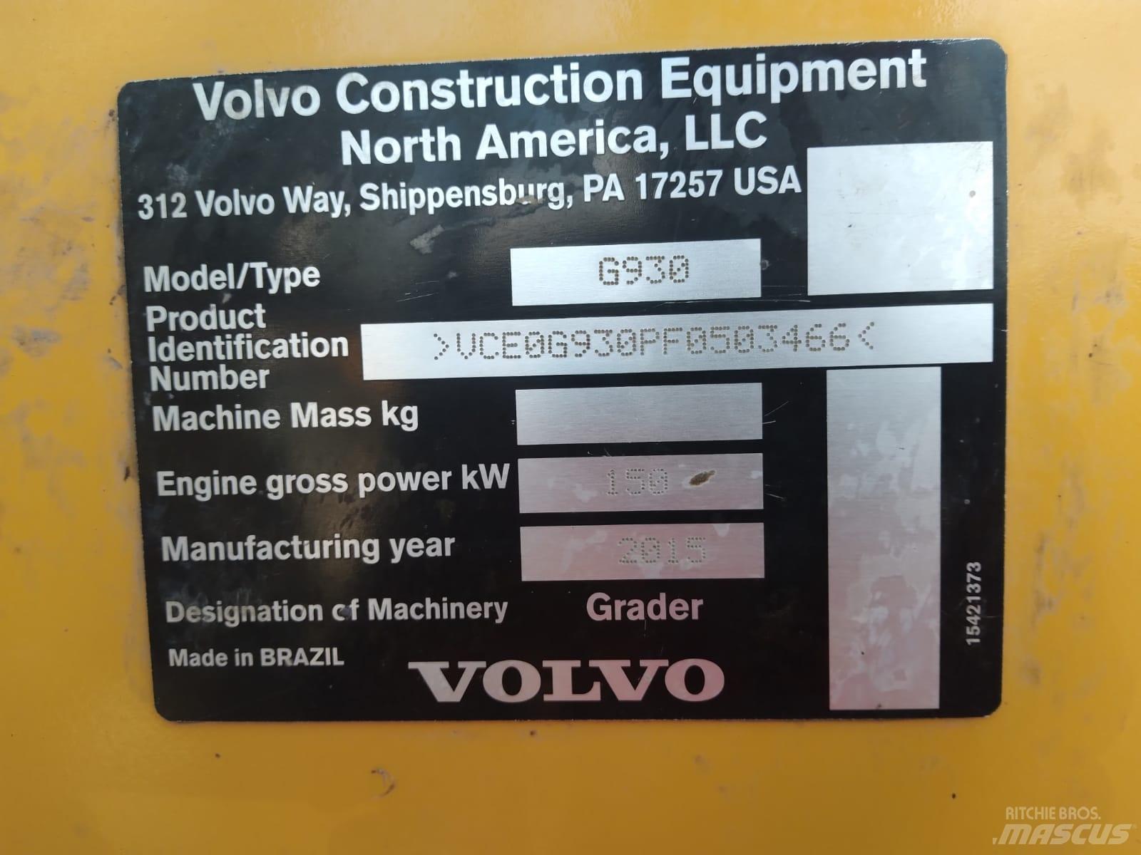 Volvo G 930 Γκρέιντερς