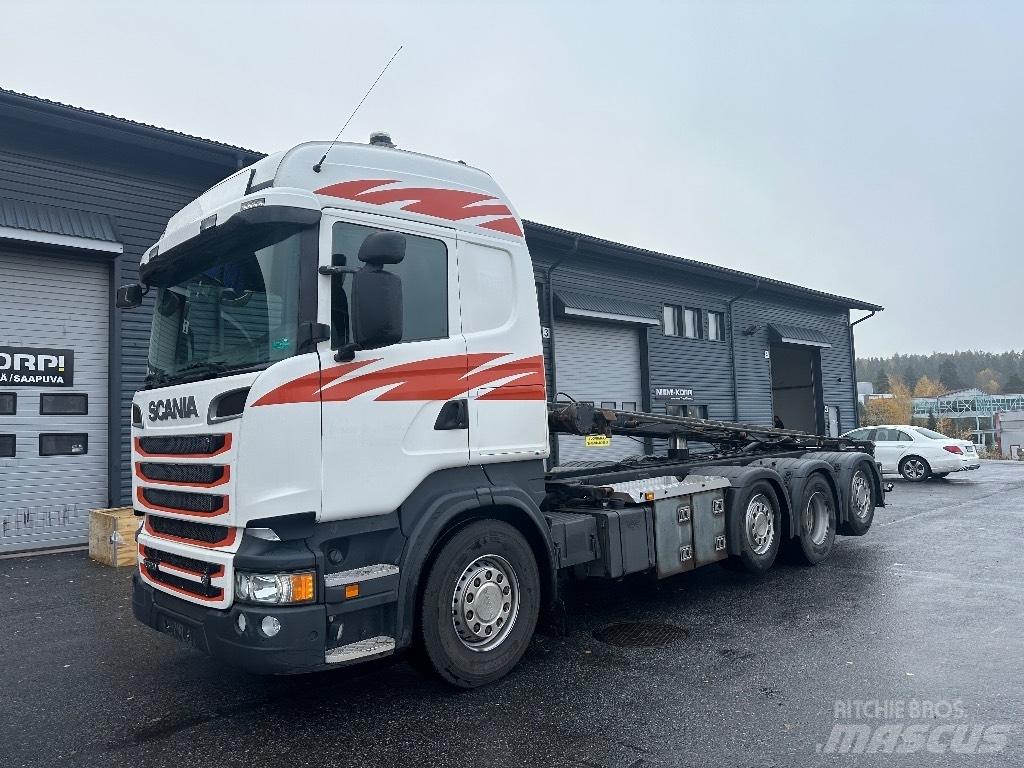 Scania R520 8x2/4 Φορτηγά με γερανό & γάτζο
