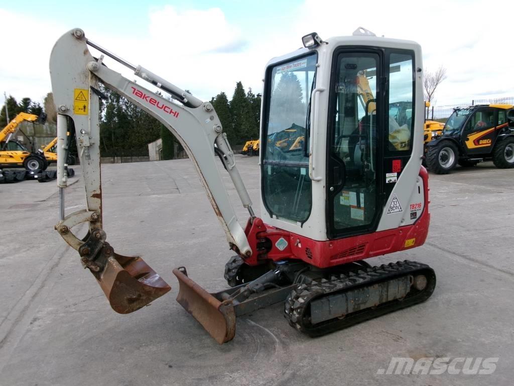 Takeuchi TB 216 Εκσκαφάκι (διαβολάκι) < 7t