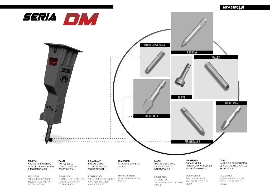  DEMOQ  DM250 Σφυριά / Σπαστήρες