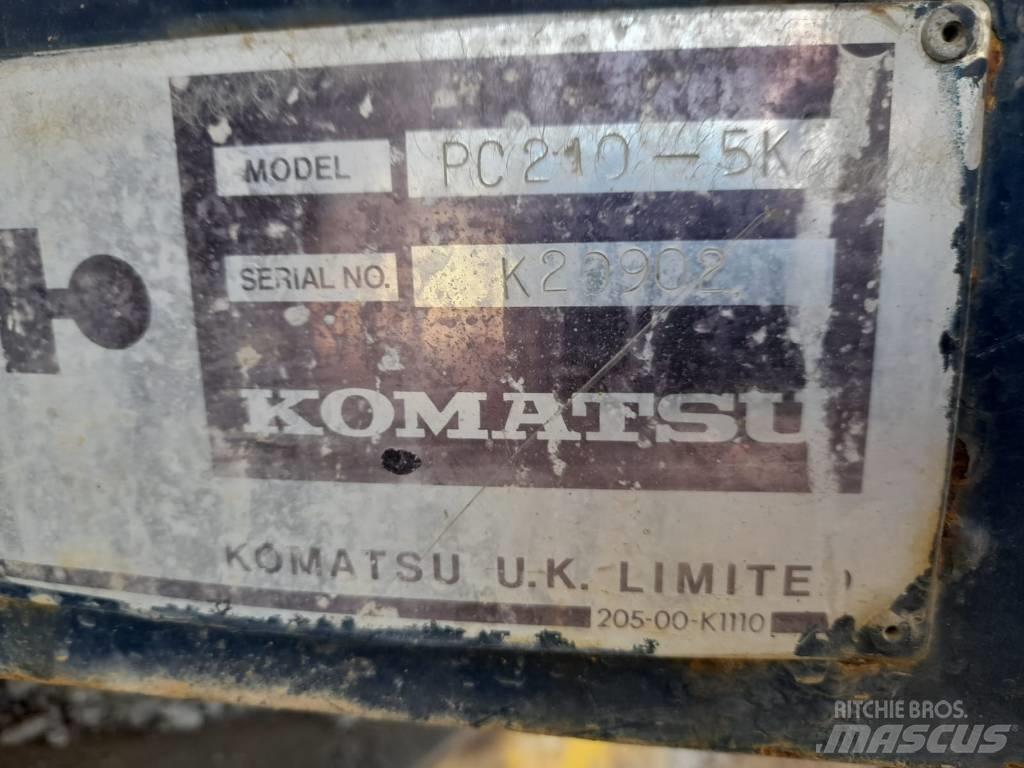 Komatsu PC 210-5 Εκσκαφείς με ερπύστριες