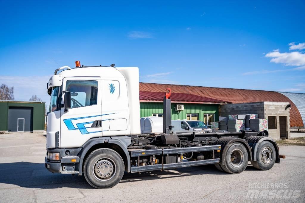 Scania R 144 GB Φορτηγά ανατροπή με γάντζο
