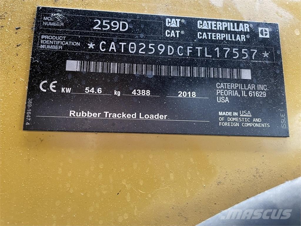 CAT 259D HF Φορτωτάκια