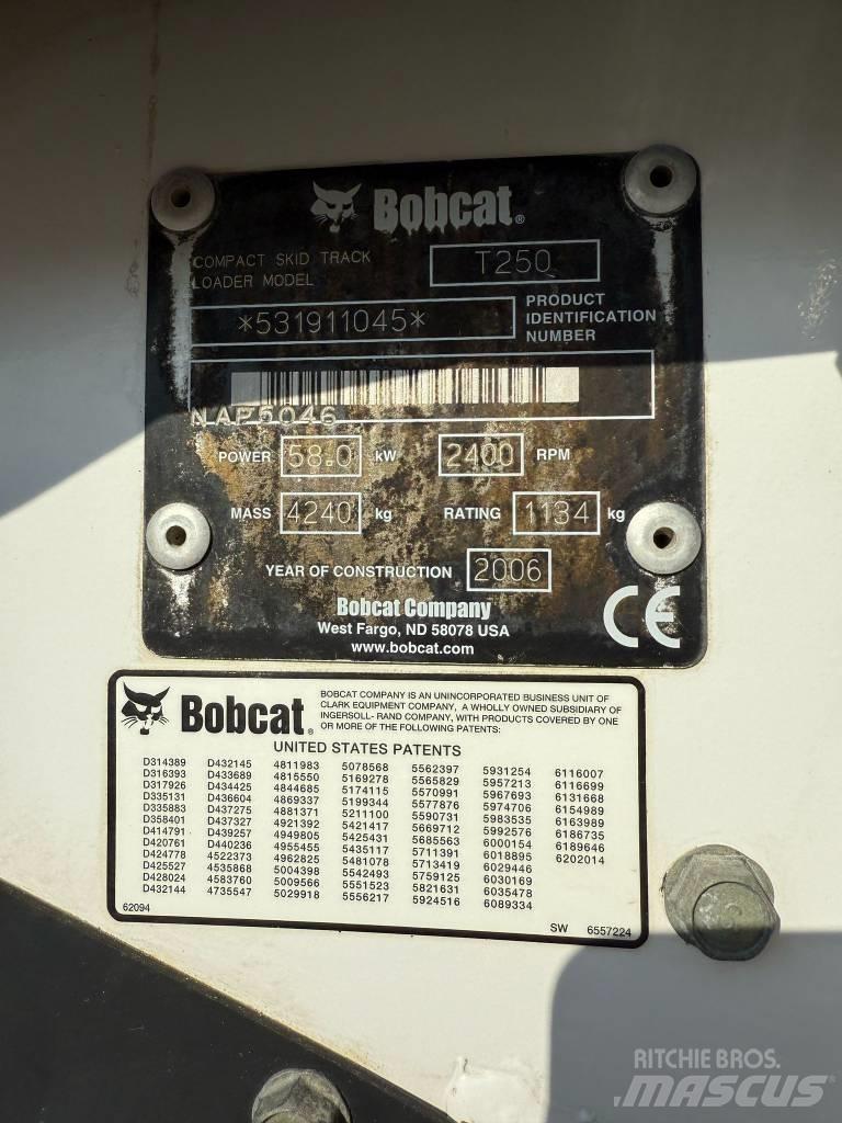 Bobcat T 250 Φορτωτές με ερπύστριες