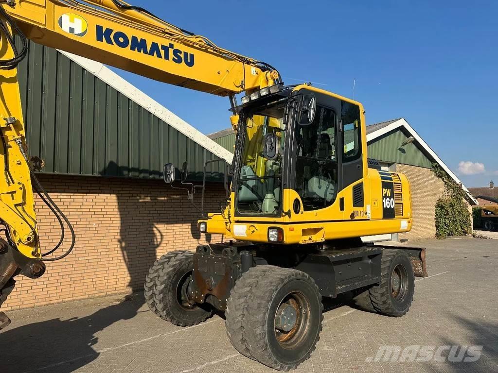 Komatsu PW160-8 Εκσκαφείς με τροχούς - λάστιχα
