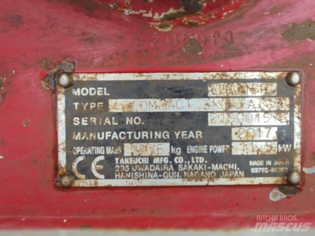 Takeuchi TB215R Εκσκαφάκι (διαβολάκι) < 7t
