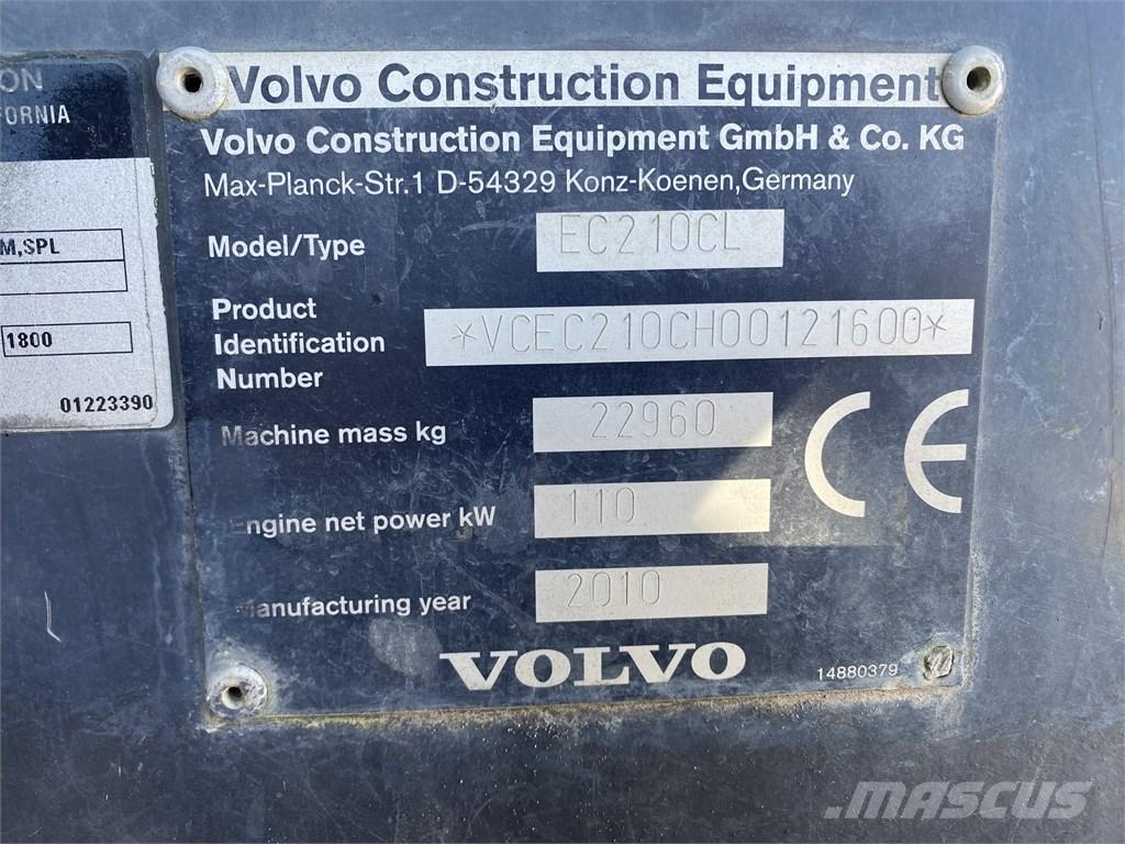 Volvo EC 210 C L Εκσκαφείς με ερπύστριες