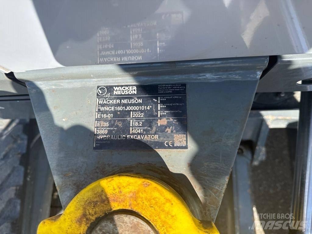 Wacker Neuson ET35 Εκσκαφείς με ερπύστριες