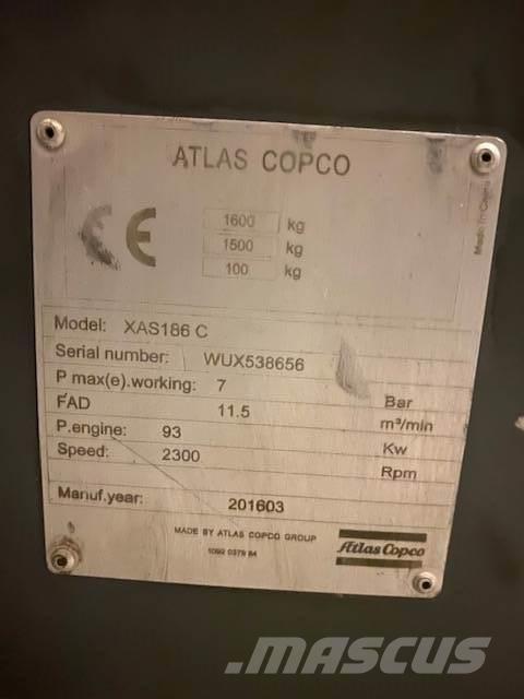 Atlas Copco XAS 186 Συμπιεστές