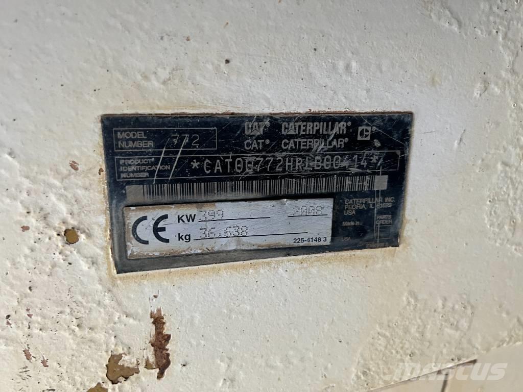 CAT 772 Άκαμπτα Dumper με ανατρεπόμενο κάδο