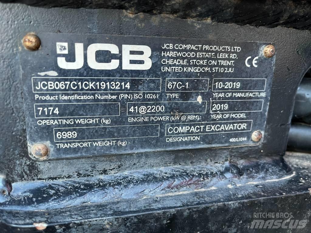 JCB 67 C Εκσκαφάκι (διαβολάκι) < 7t