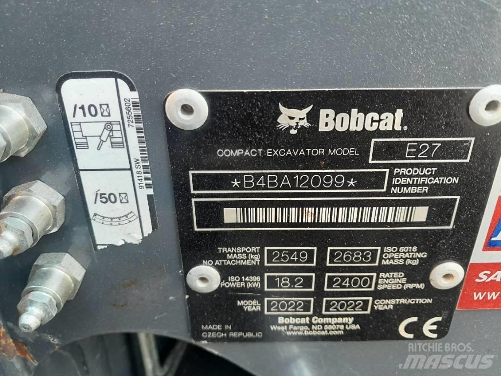 Bobcat E 27 Εκσκαφάκι (διαβολάκι) < 7t