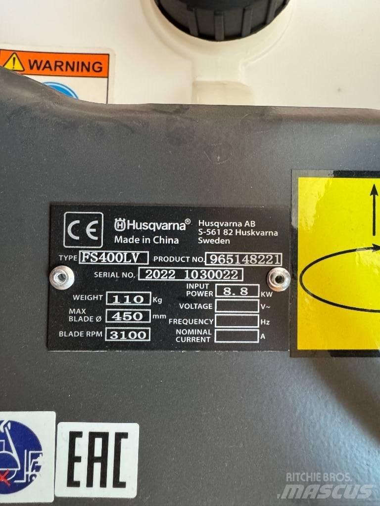 Husqvarna FS 400 Μηχανές διαχωρισμού ασφάλτου