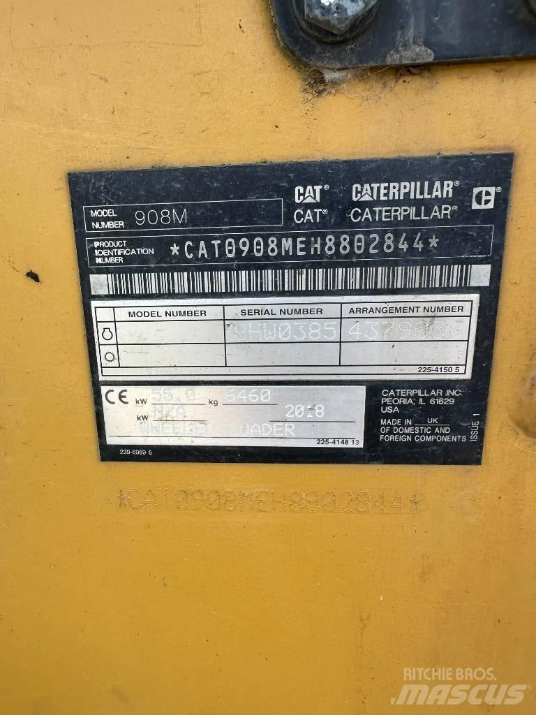 CAT 908M Φορτωτές με λάστιχα (Τροχοφόροι)