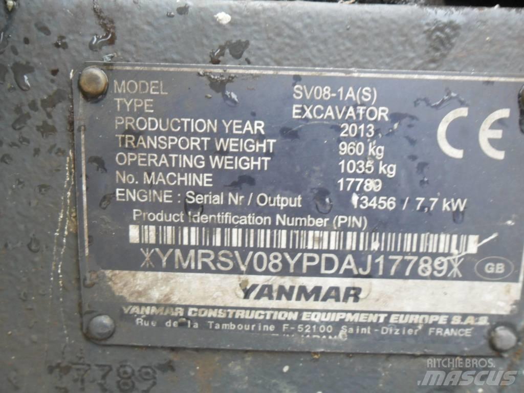 Yanmar SV 08 Εκσκαφάκι (διαβολάκι) < 7t