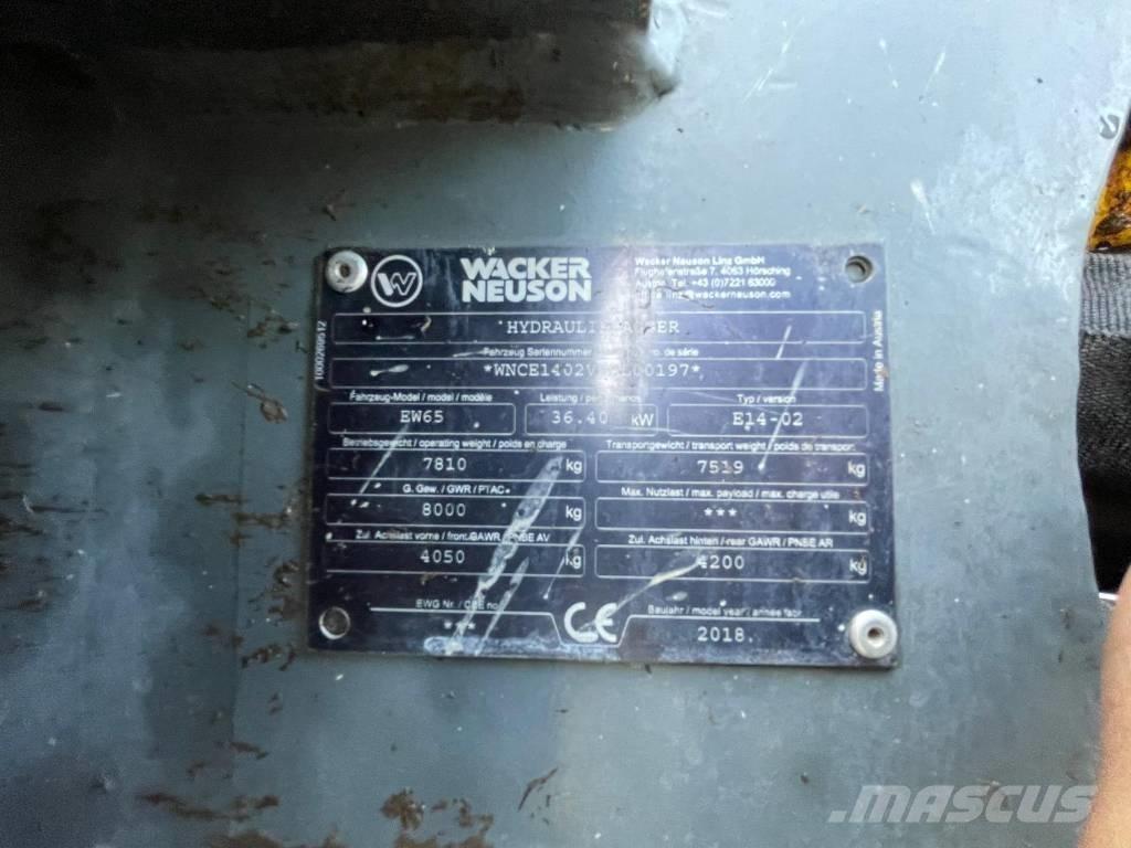 Wacker Neuson W65 Εκσκαφείς με τροχούς - λάστιχα