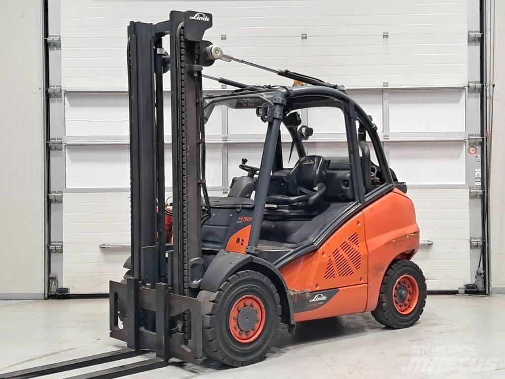 Linde H50T-02 Περονοφόρα ανυψωτικά κλαρκ με φυσικό αέριο LPG