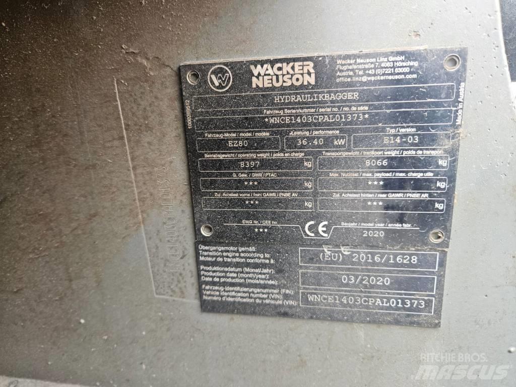 Wacker Neuson EZ 80 Μίνι εκσκαφείς 7t - 12t