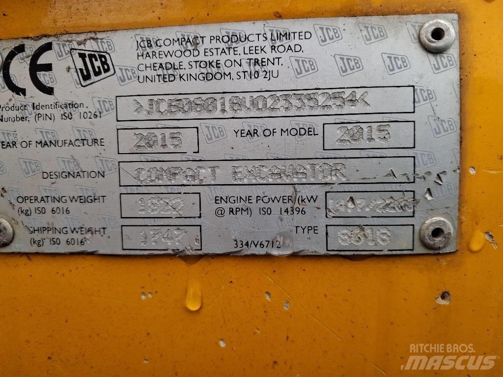 JCB 8018 CTS Εκσκαφάκι (διαβολάκι) < 7t