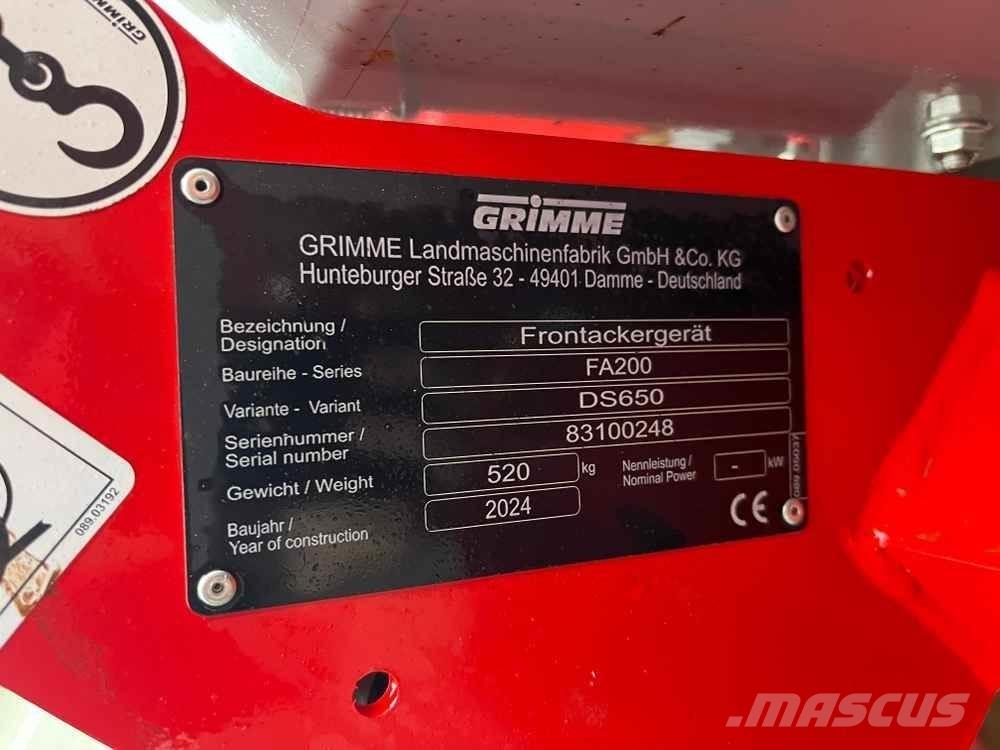 Grimme FA 200 Εξοπλισμός πατατοκαλλιεργειών - Άλλα