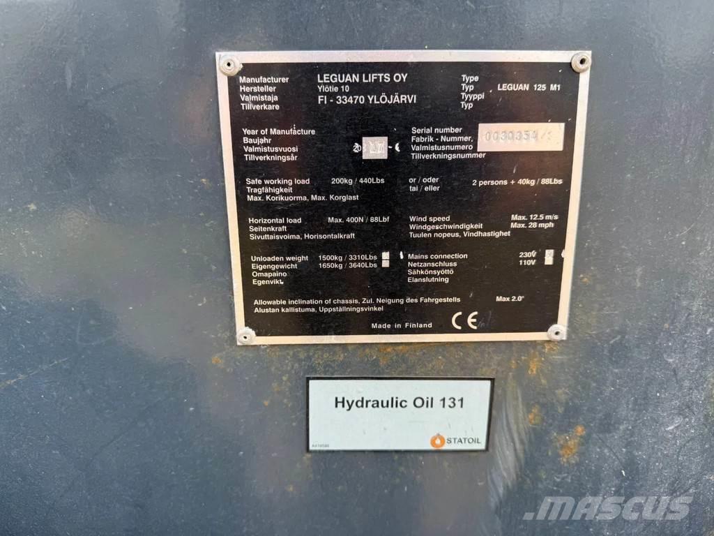 Leguan 125 Ανυψωτήρες με αρθρωτό βραχίονα