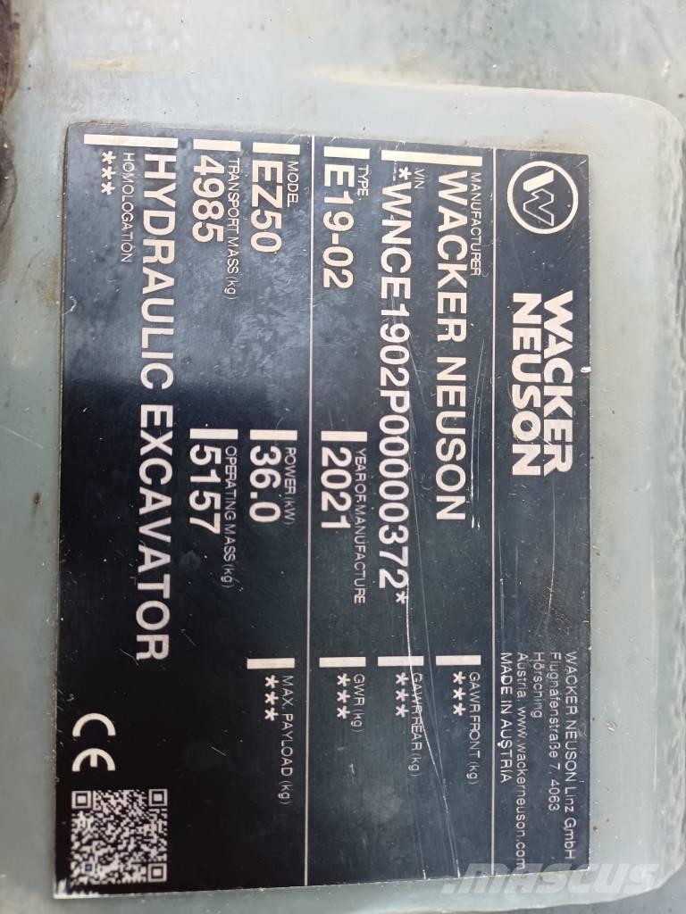 Wacker Neuson EZ 50 Εκσκαφάκι (διαβολάκι) < 7t