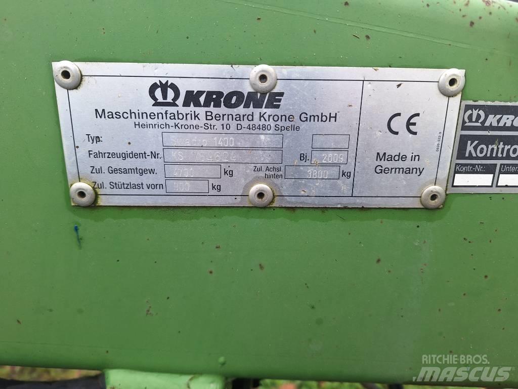 Krone Swadro 1400 Τσουγκράνες και χορτοξηραντικές μηχανές