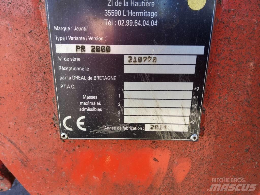 Jeantil PR 2000 Τεμαχιστές, κόπτες και ξετυλιχτές δεμάτων