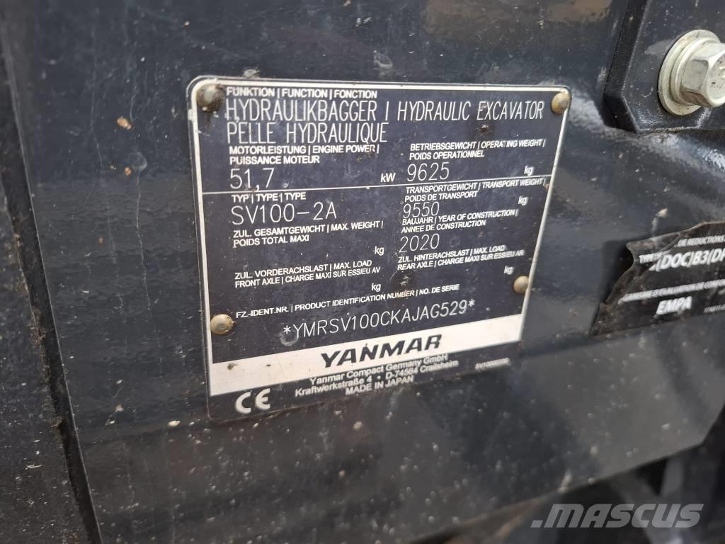 Yanmar SV 100-2A Μίνι εκσκαφείς 7t - 12t