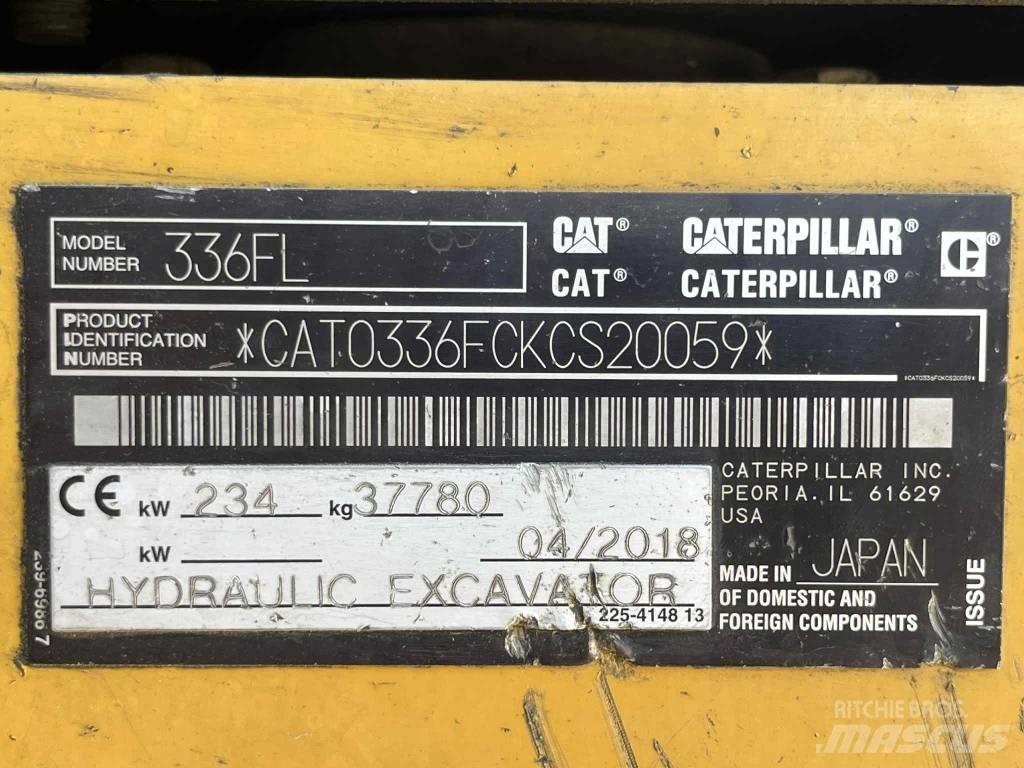 CAT 336 FL Εκσκαφείς με ερπύστριες
