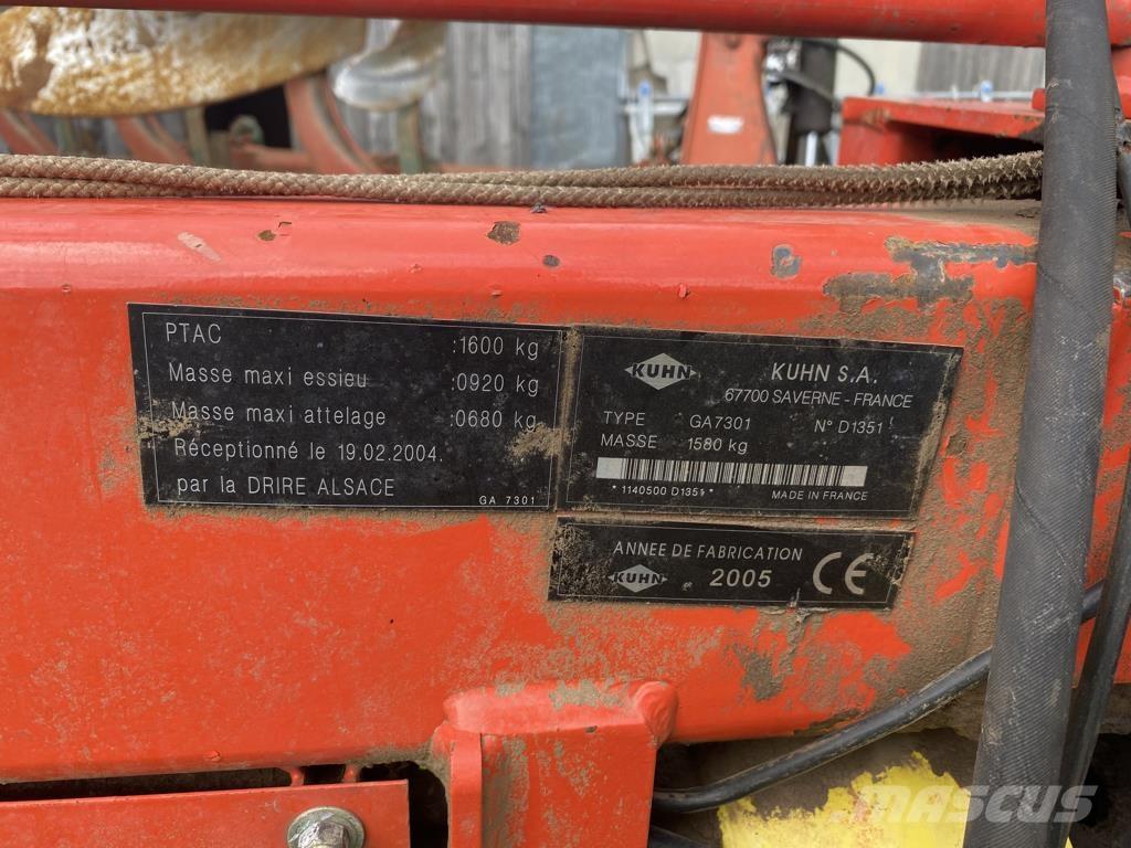 Kuhn GA7301 Αναμοχλευτήρες