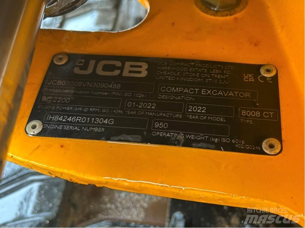 JCB MICRO 8008 Εκσκαφάκι (διαβολάκι) < 7t